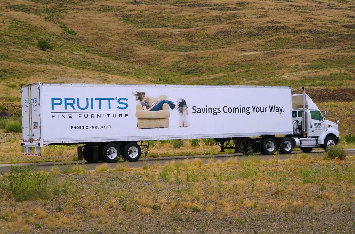 Pruitt's Delivery Truck Signage (Copy)