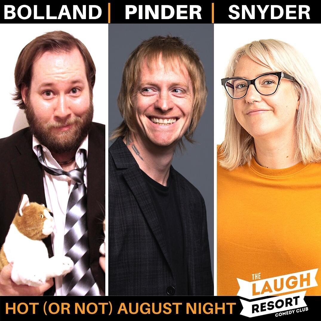Thursday night can you do me a favour and tell me if my new jokes are hot or not? Join myself and funny men @jonpindercomedy and @lukebolland  at The Shoe bar as the @thelaughresort host our new material night. Thaaaaaanks

Tickets available bio Laug