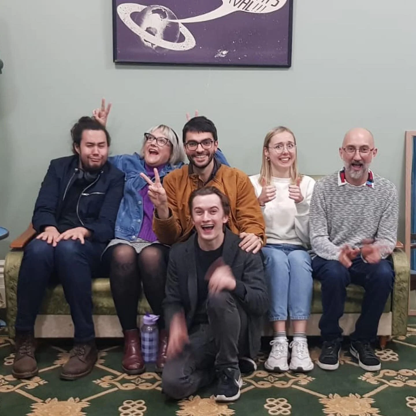 Wowza! What a month and a privilege to perform comedy with these legends. My new best friends! Don&rsquo;t forget to write 🤗
@elliottstewart9 @andypandylee @entertheportman @floydalexanderhunt