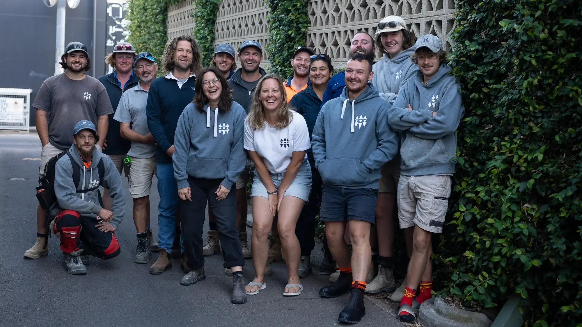Desert Flower Landscaping team photo at Tell Henry, Kent Town