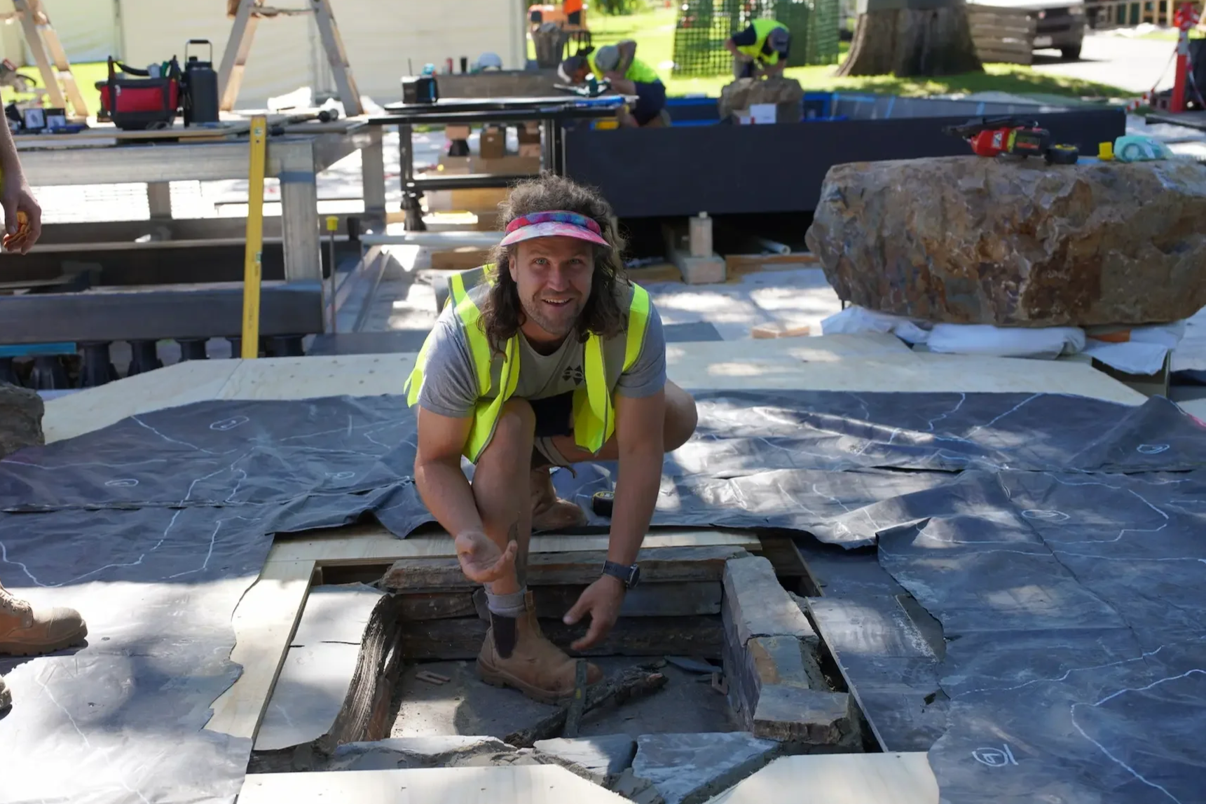 Malcolm Berce natural stone paving MIFGS 2025