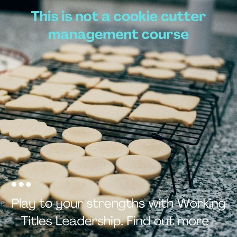Not a cookie cutter management course