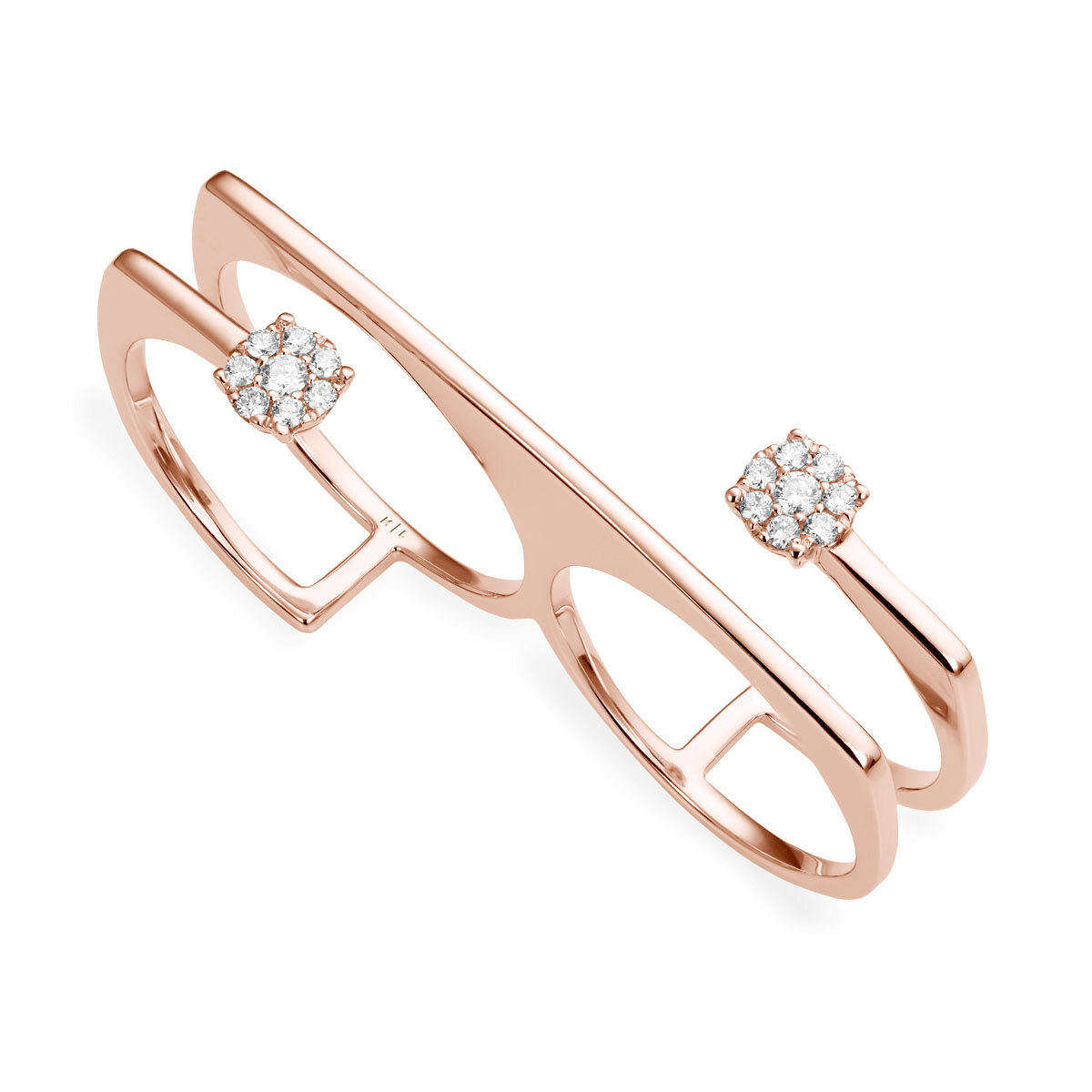 Copie de CHIC 2 ROWS DOUBLE RING