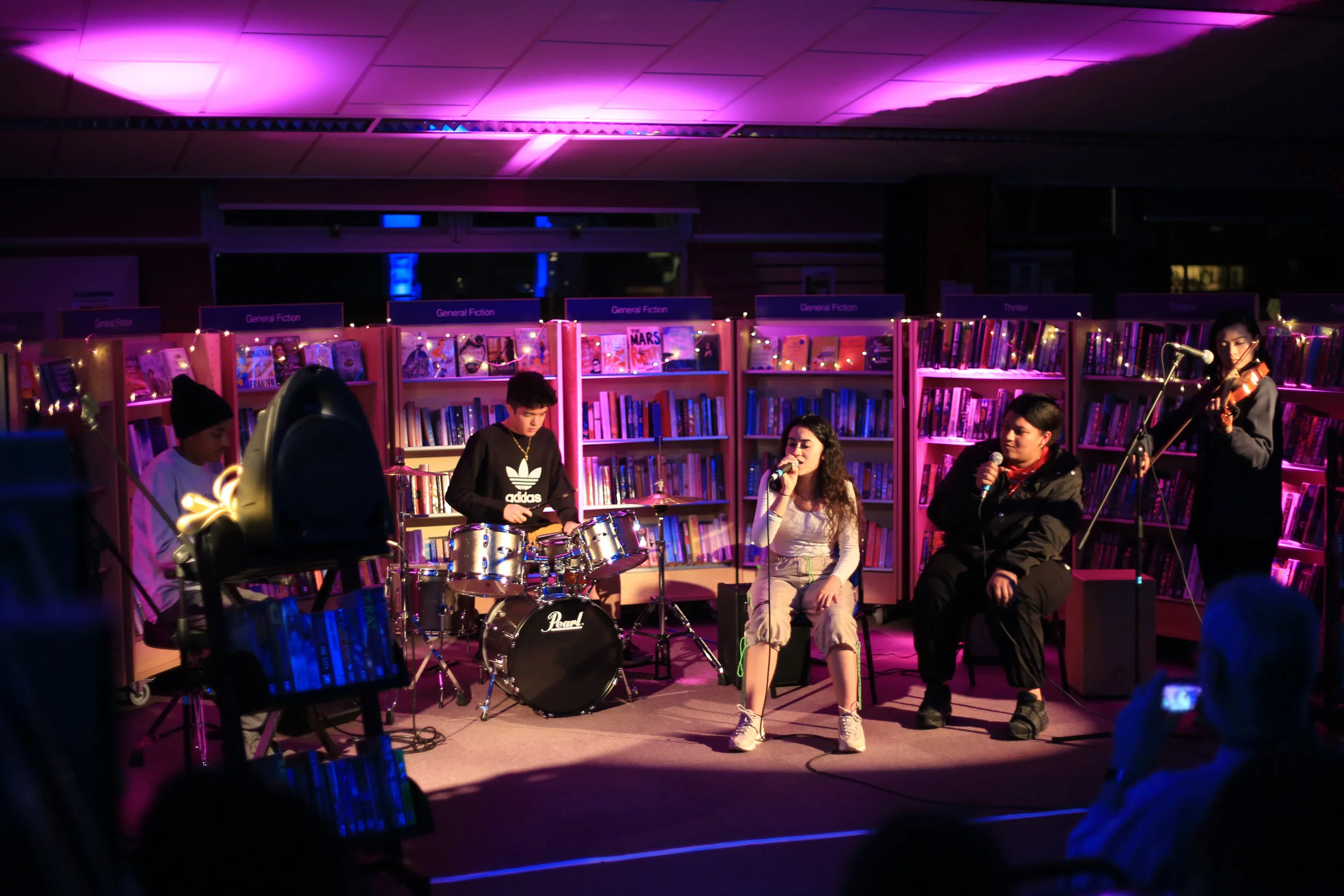 ArtsTrain at Libraries at Night