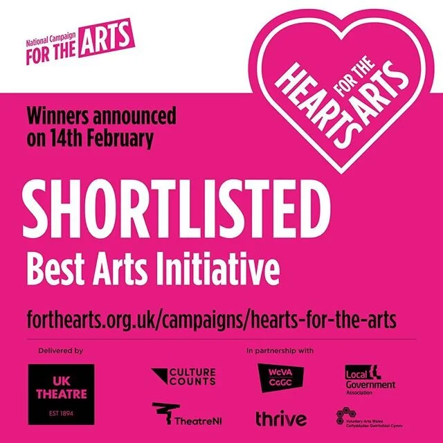 ArtsTrain shortlisted for Hearts For The Arts Award