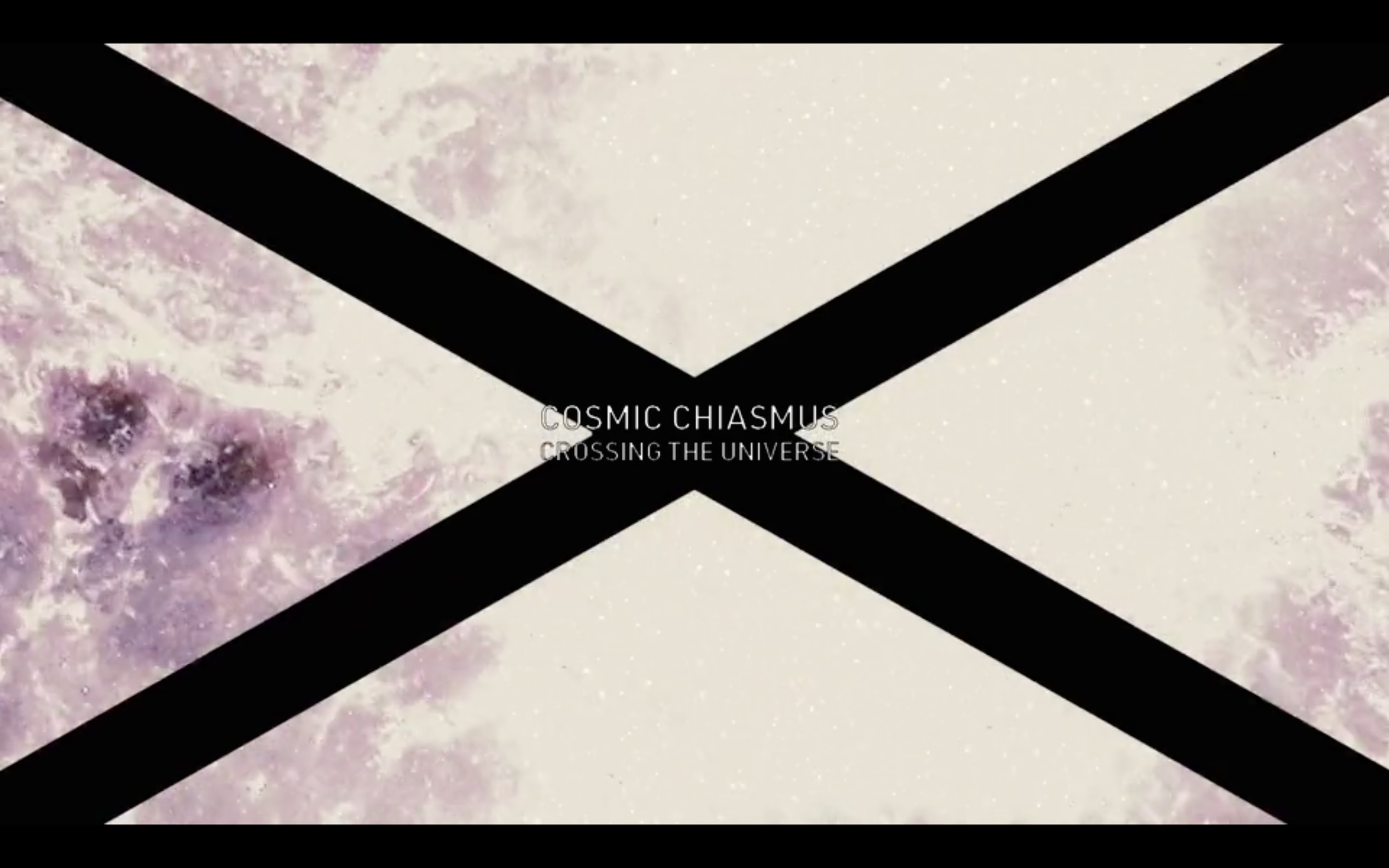 Cosmic Chiasmus: Crossing the Universe