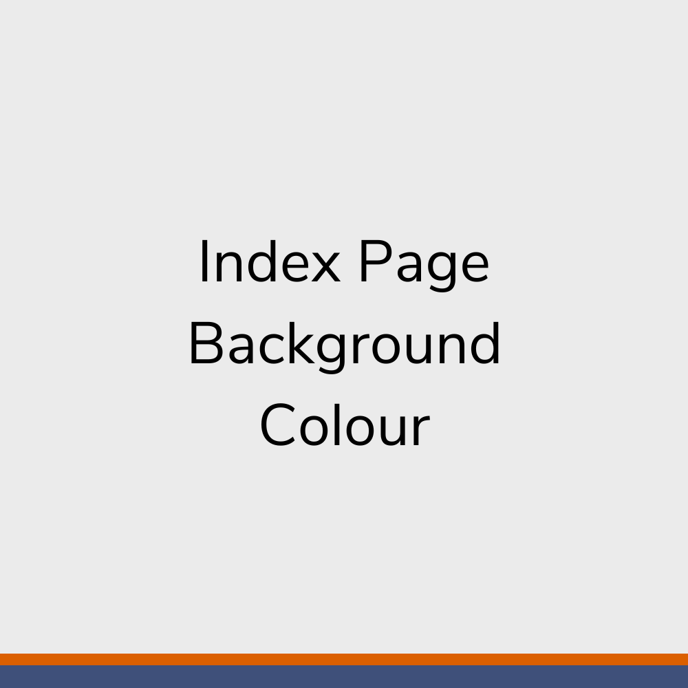 Index Page Background Colour, Squarespace - Snazzy View