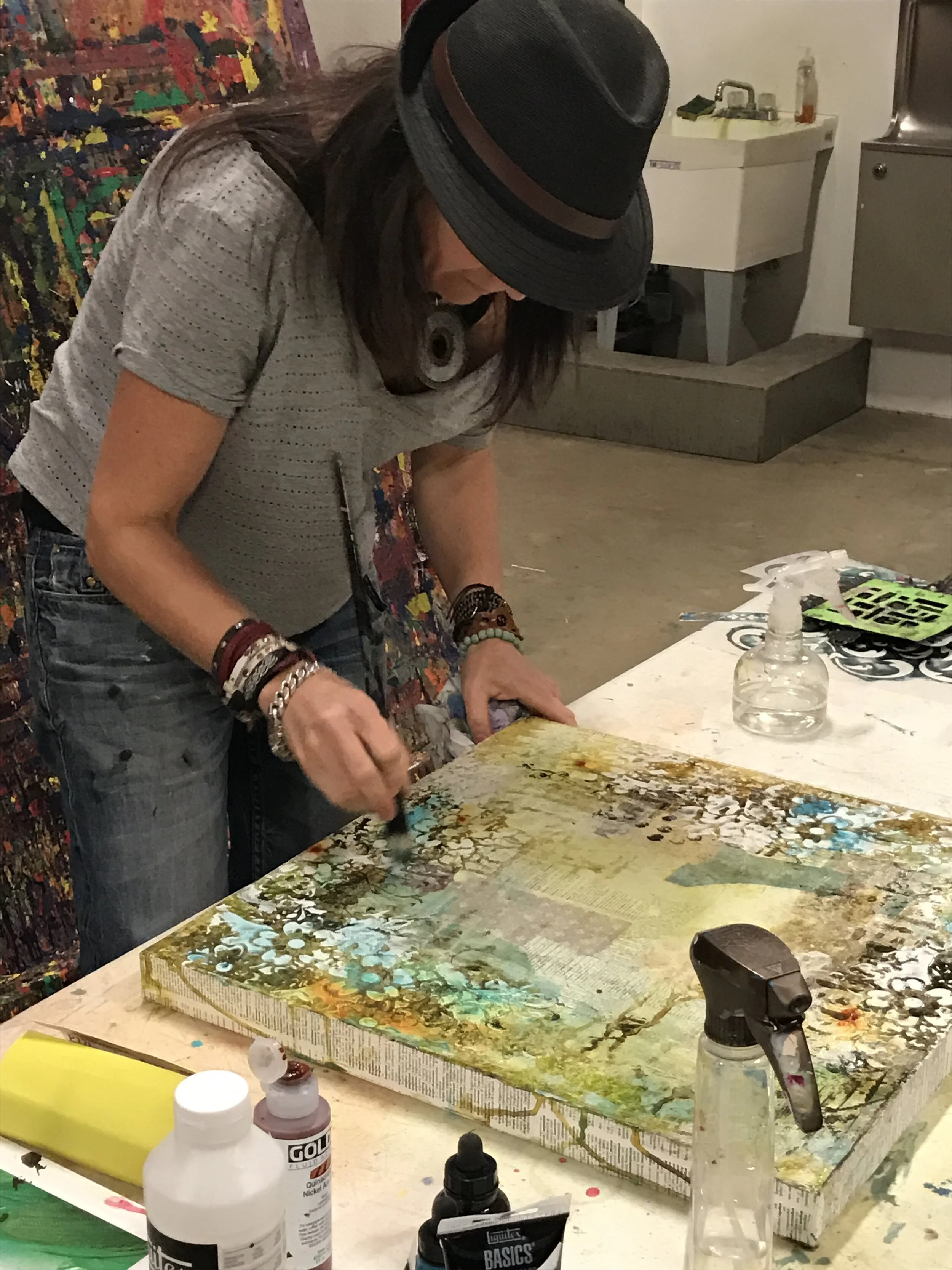 Workshops — Jenny Grant Art Mixed Media Artist