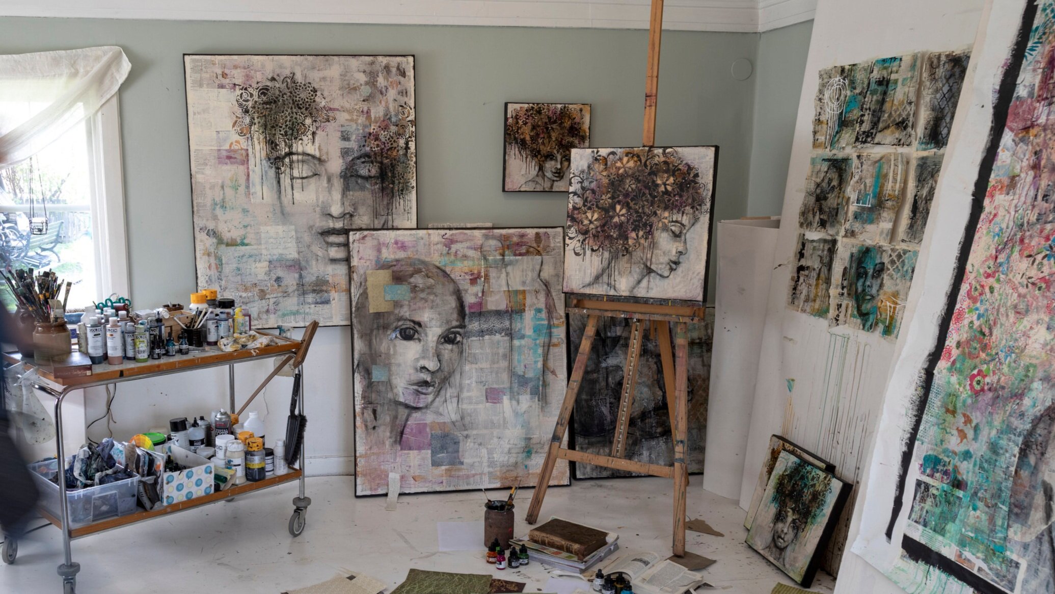 Artist toolkit and a FREE art retreat — Jenny Grant Art Mixed