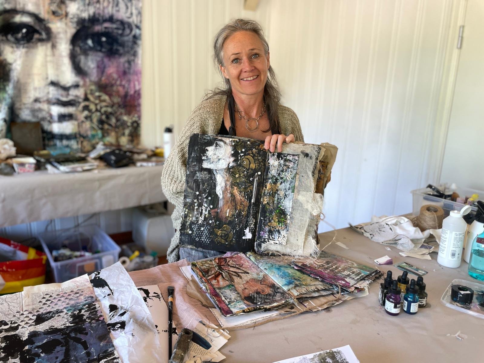 Artist toolkit and a FREE art retreat — Jenny Grant Art Mixed