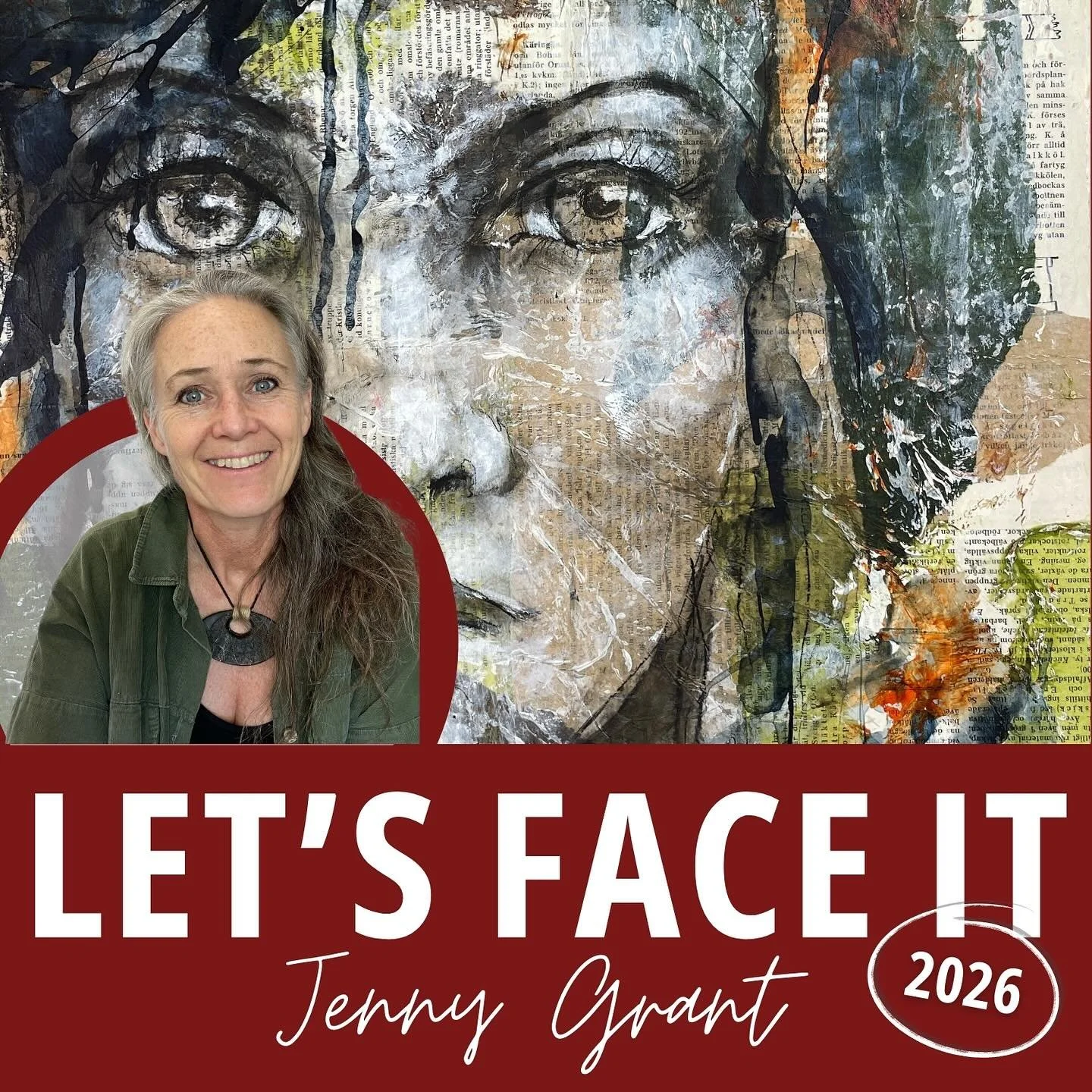 I am thrilled to announce that I will be one of the featured guest artists in Let’s Face It 2026! This is my third year together with this amazing collaboration. If you love drawing and painting portraits, or would like to start your portrait/f