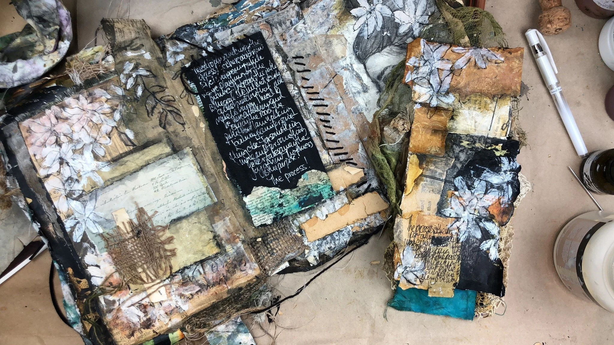 Yay!! We are now off on our Book of Flow journey.

Book of Flow is my 4-week art journaling class. First part of Week 1 content is now live in the Classroom. I am so excited to start creating together with an amazing group of creatives. Art Journalin