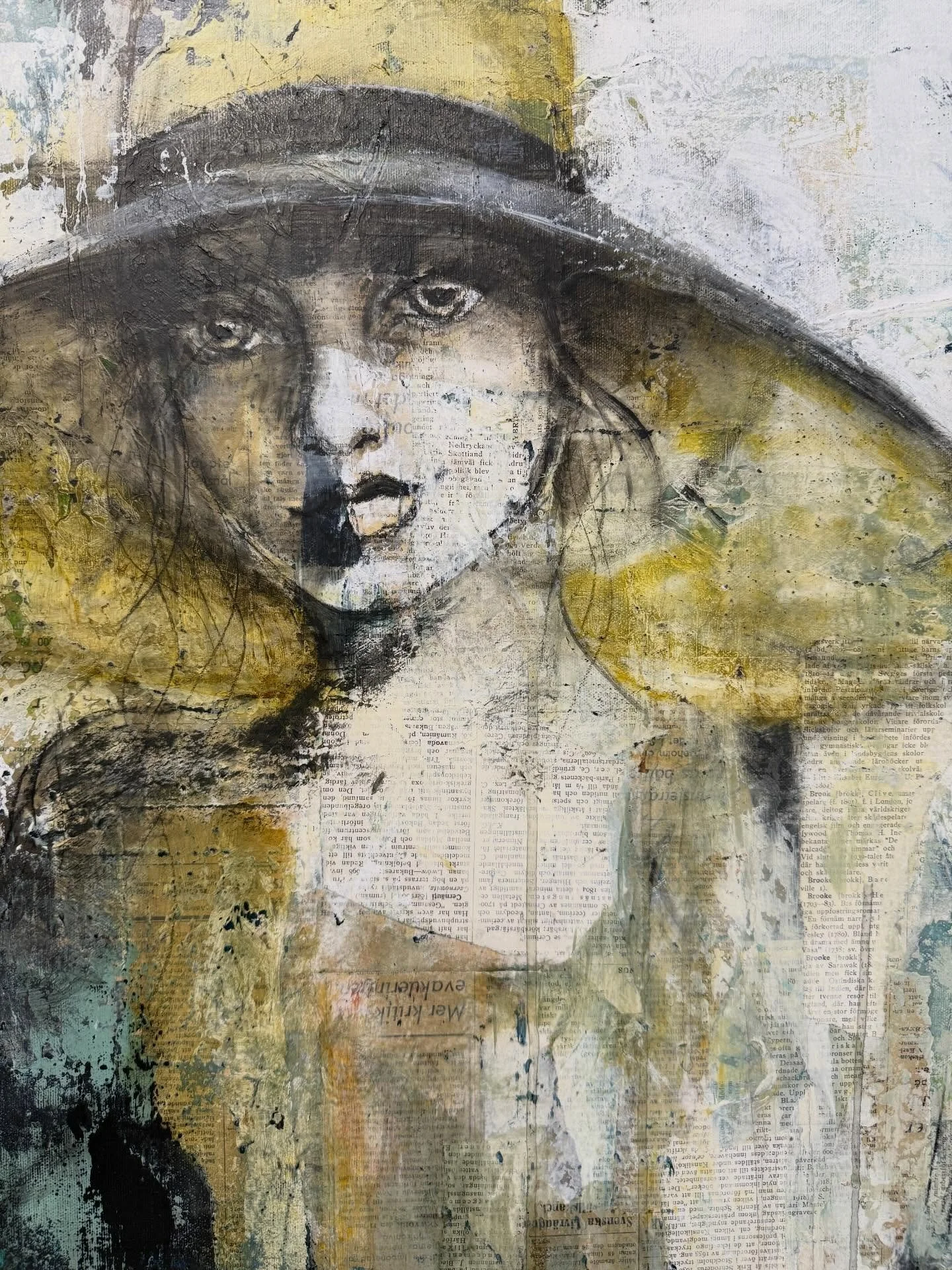 Studio time!!
Working on maaany paintings at the same time. Next exhibition starts in a week😅

V&auml;lkommen till Danderyds Konsthall, M&ouml;rby Centrum, Plan 4
20-26 april

#inredmedkonst #mixedmediaart #mixedmediaportrait @morbycentrum @danderyd