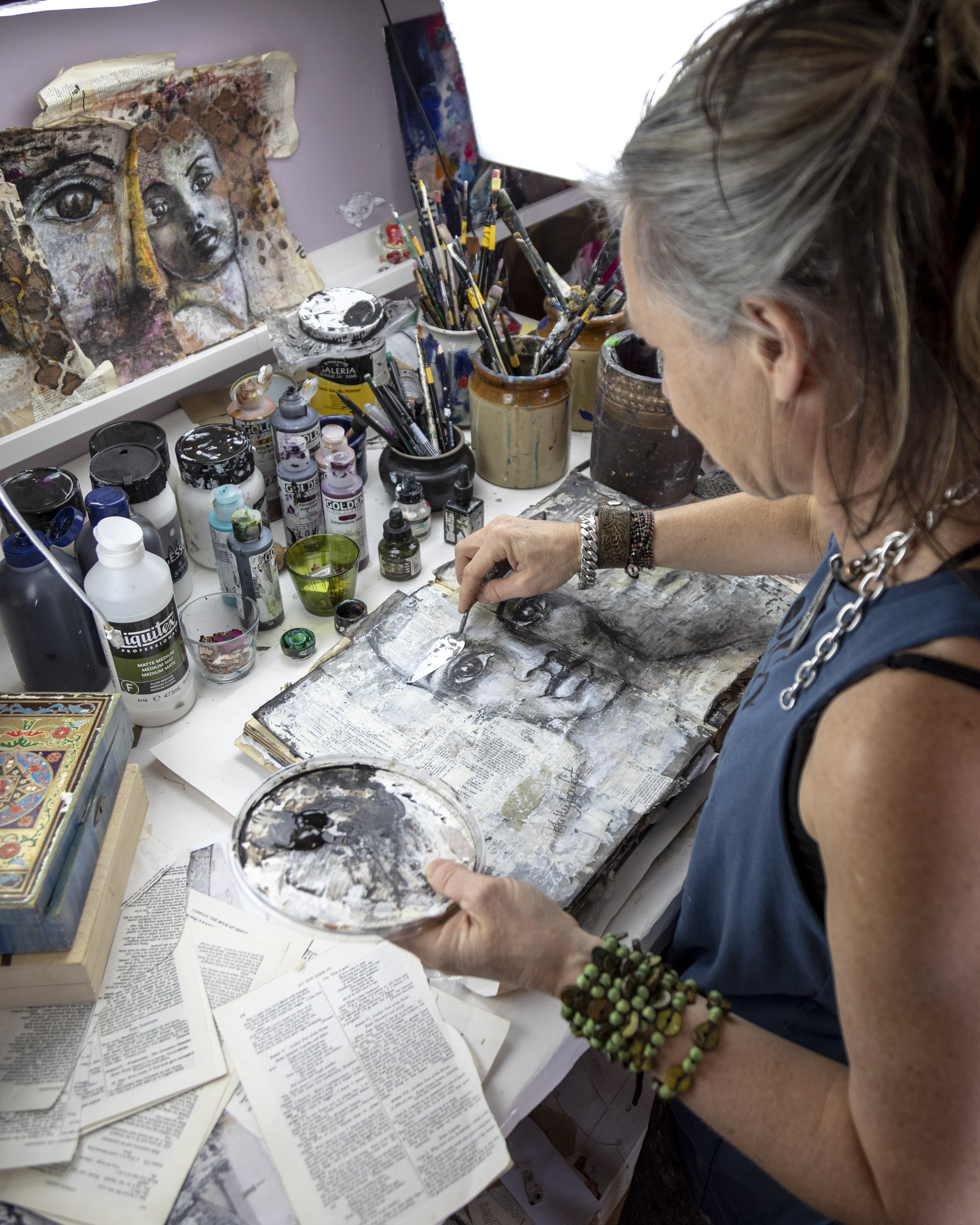 Artist toolkit and a FREE art retreat — Jenny Grant Art Mixed