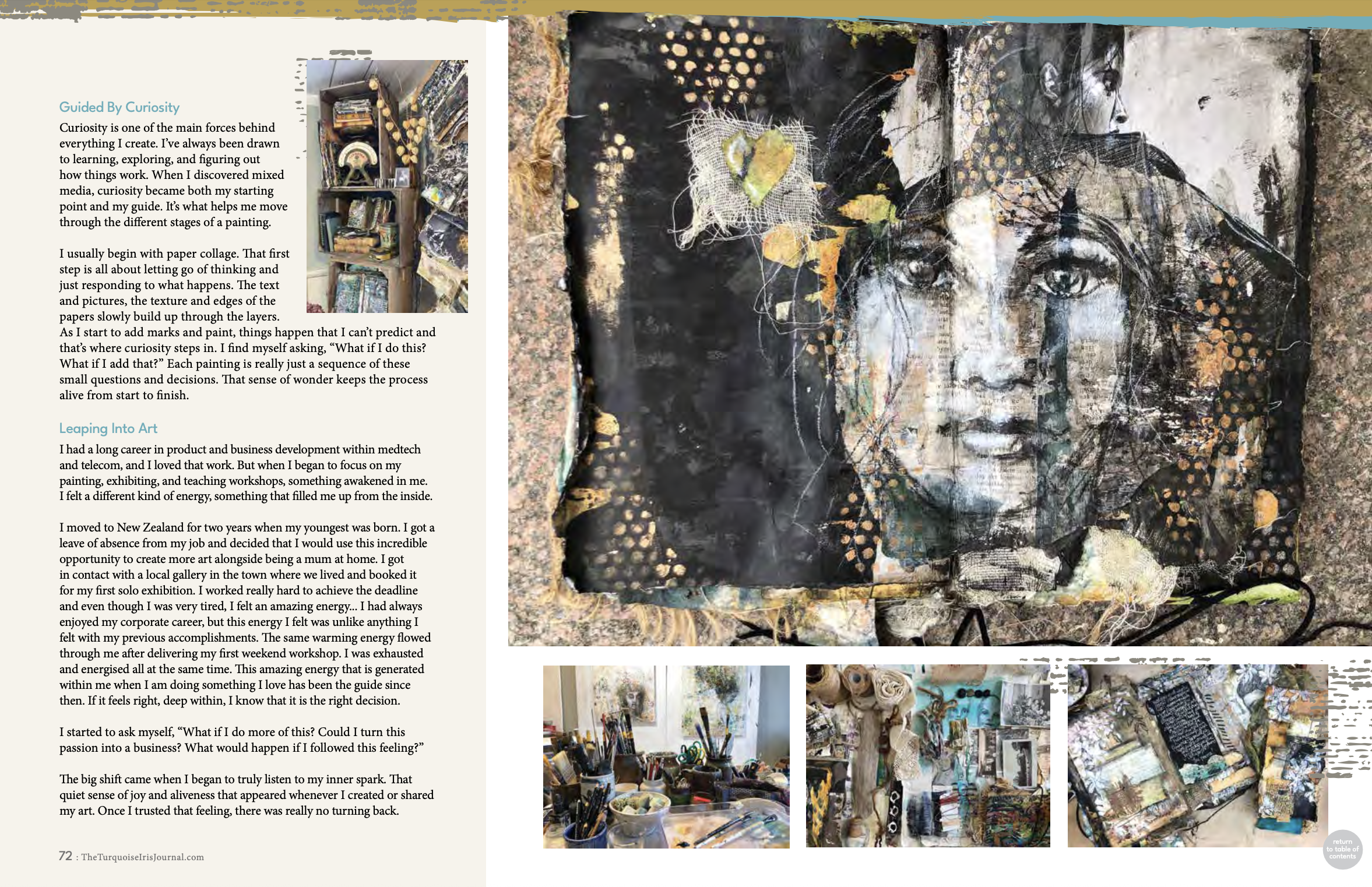 The Turquoise Iris Journal, Jenny Grant