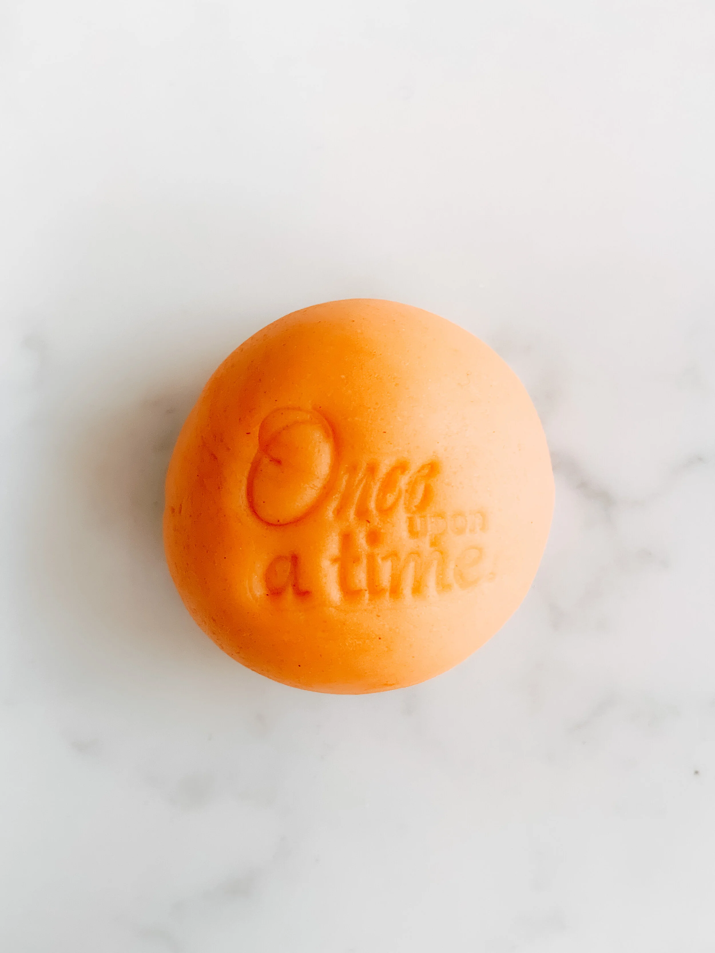Orange play dough