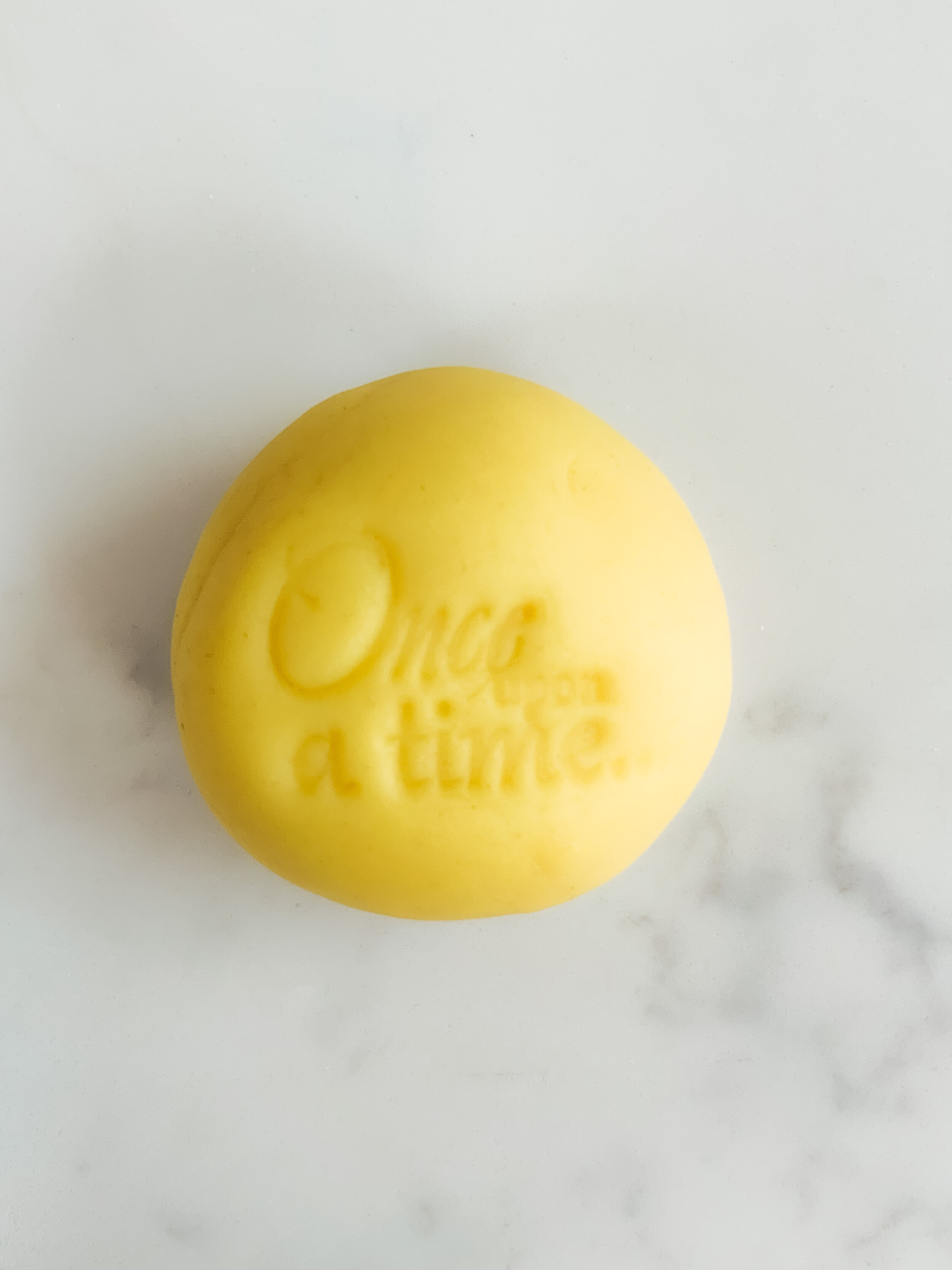Yellow play dough