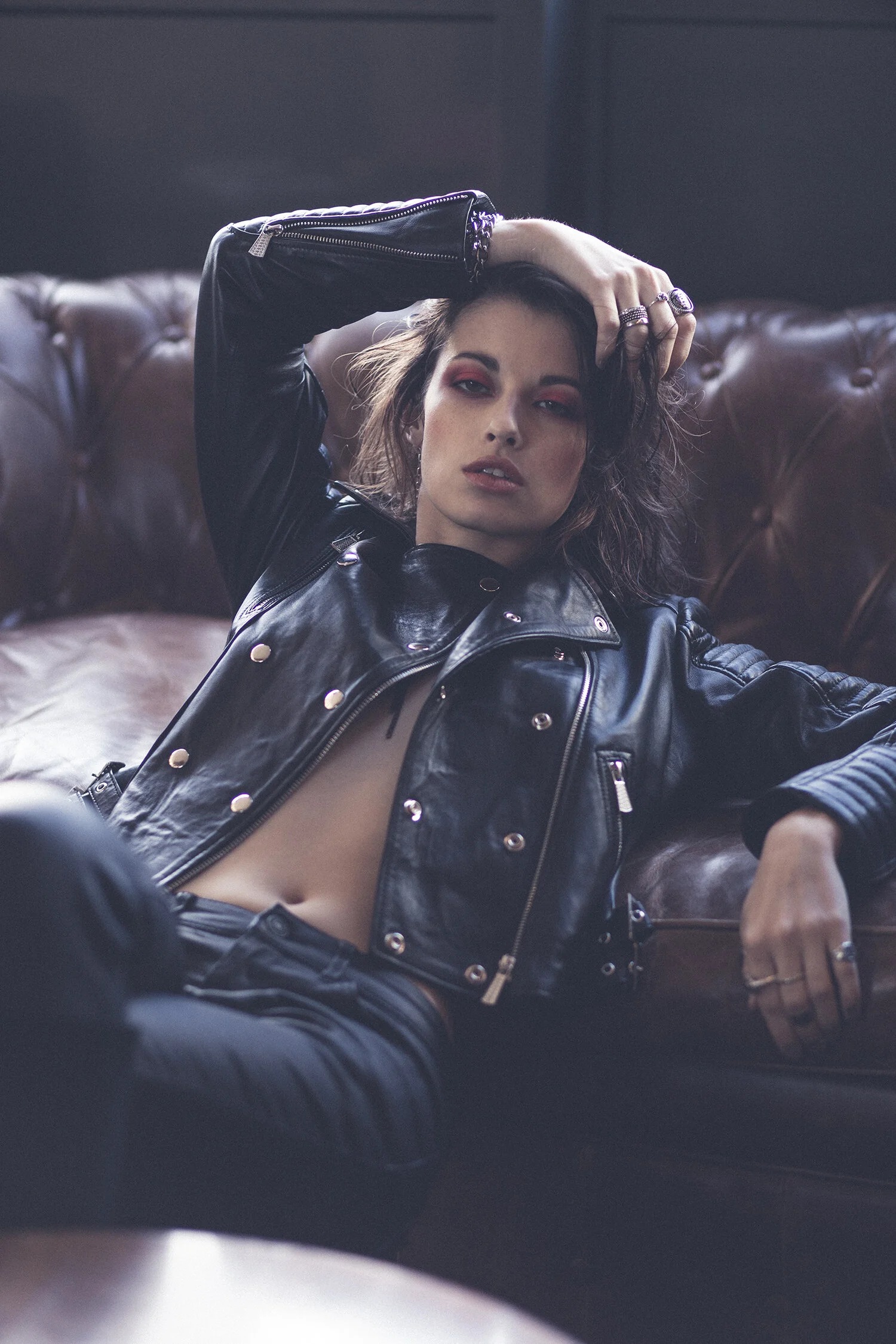 Photographer : Film.LegacyMUA : Chanaelle.BeautyJacket : Roger &amp; Owl ParisModel : Juliette Alenvers