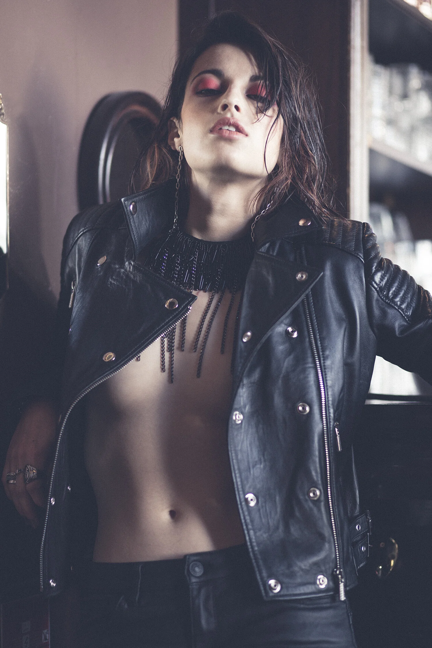 Photographer : Film.LegacyMUA : Chanaelle.BeautyJacket : Roger &amp; Owl ParisModel : Juliette Alenvers