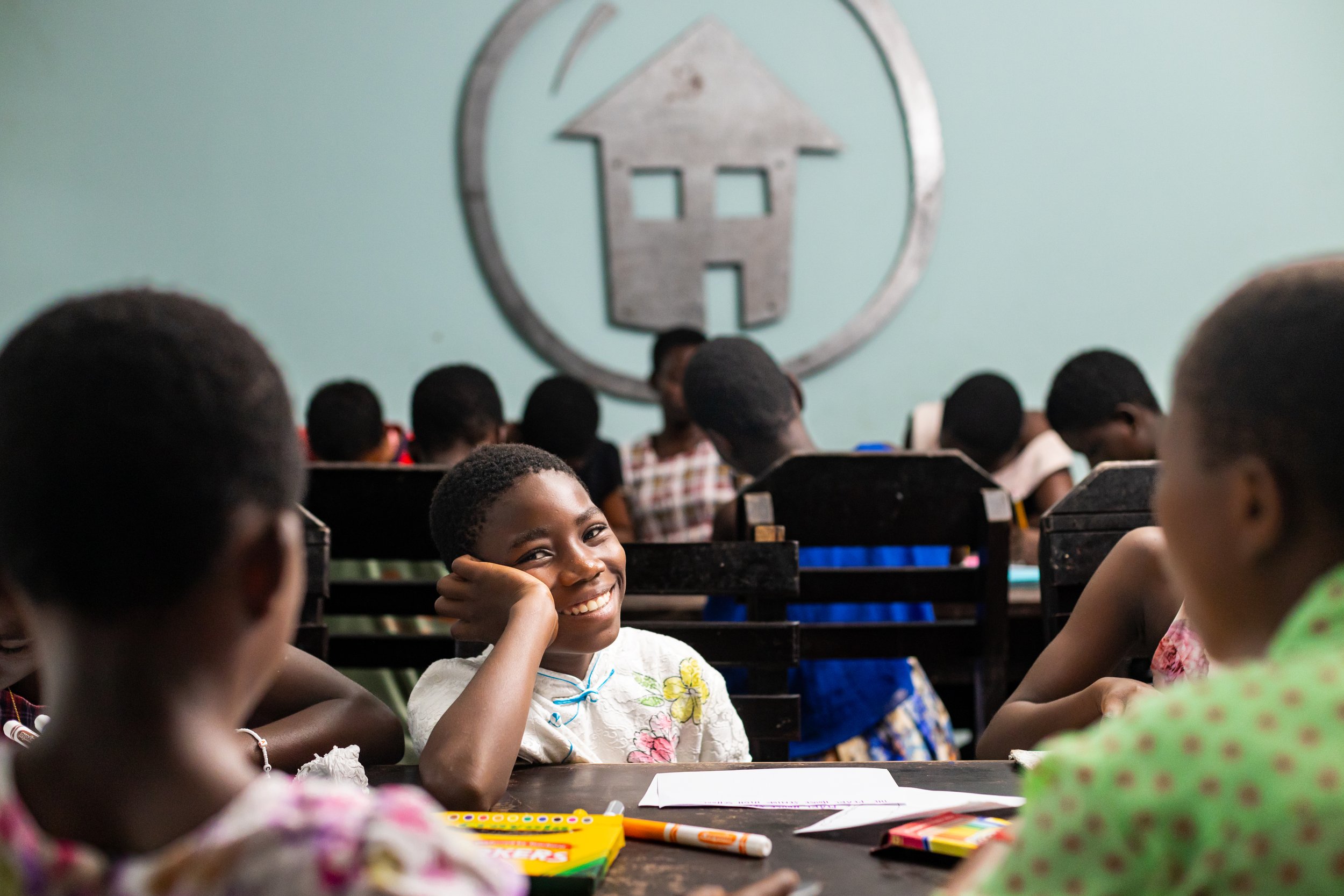 Girls at Pearl House spending time together in a safe, supportive community environment.