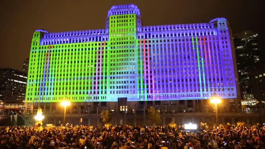 Chicago recebe a maior projeção de Arte Digital permanente do mundo