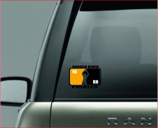 SPLIT IMAGE DECAL, Volleyball