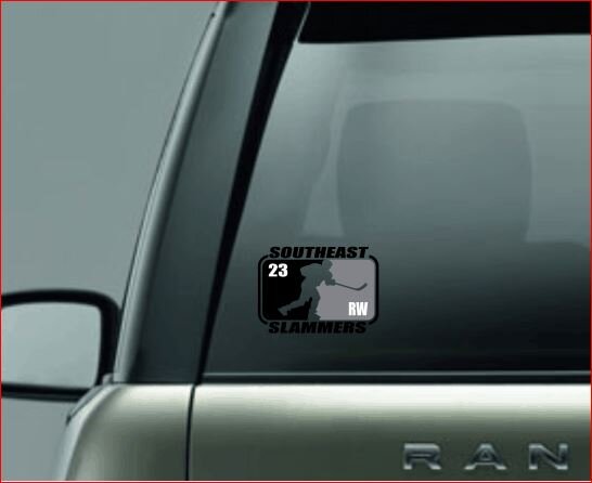 SPLIT IMAGE DECAL, Hockey