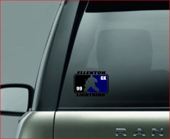 SPLIT IMAGE DECAL, Hockey