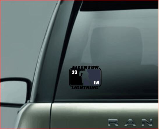 SPLIT IMAGE DECAL, Hockey