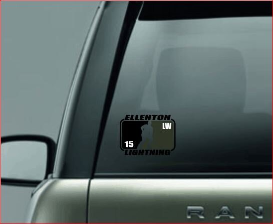 SPLIT IMAGE DECAL, Hockey