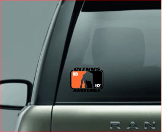 SPLIT IMAGE DECAL, Football