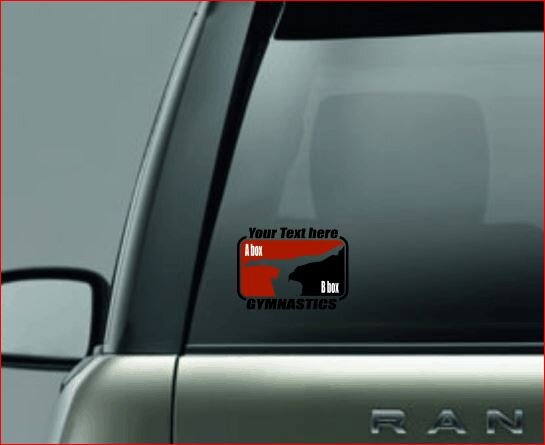 SPLIT IMAGE DECAL, Gymnastics