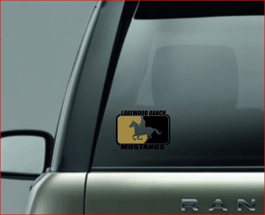 SPLIT IMAGE DECAL, Equestrian