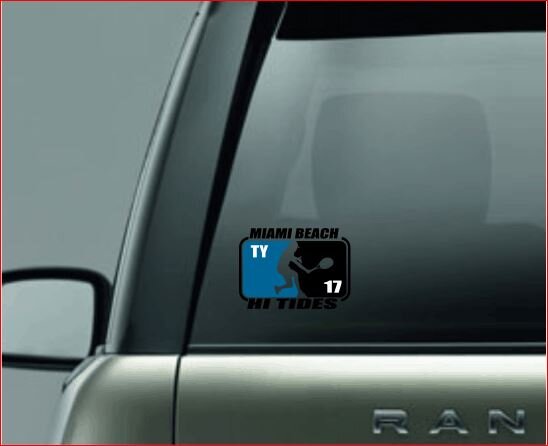 SPLIT IMAGE DECAL, Tennis