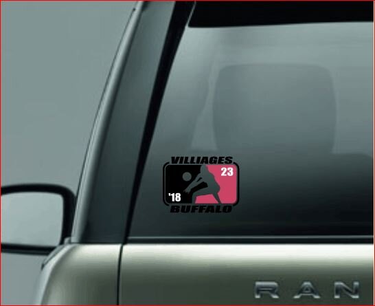 SPLIT IMAGE DECAL, Volleyball