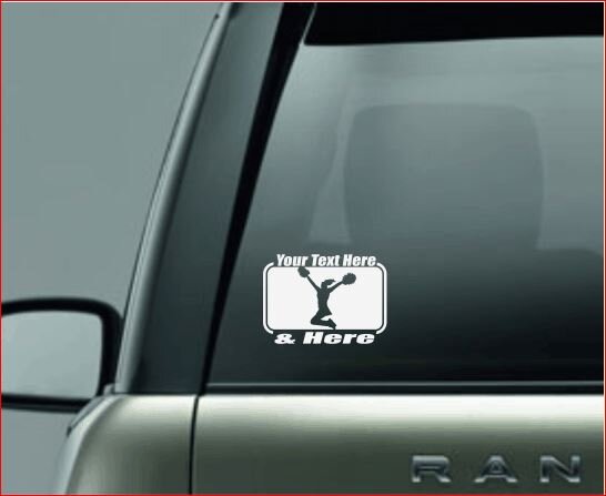 SPLIT IMAGE DECAL, Cheer