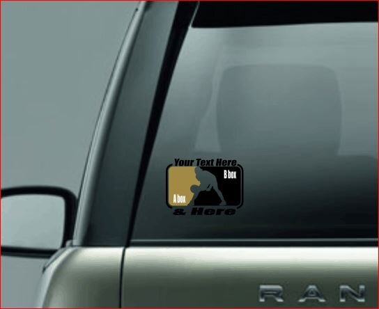 SPLIT IMAGE DECAL, Tennis