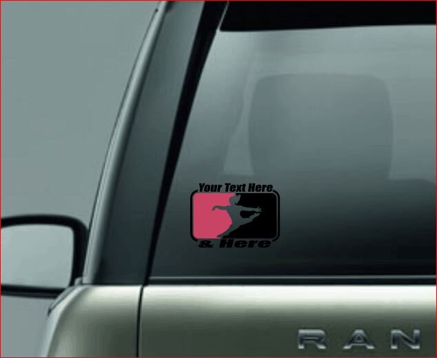 SPLIT IMAGE DECAL, Gymnastics