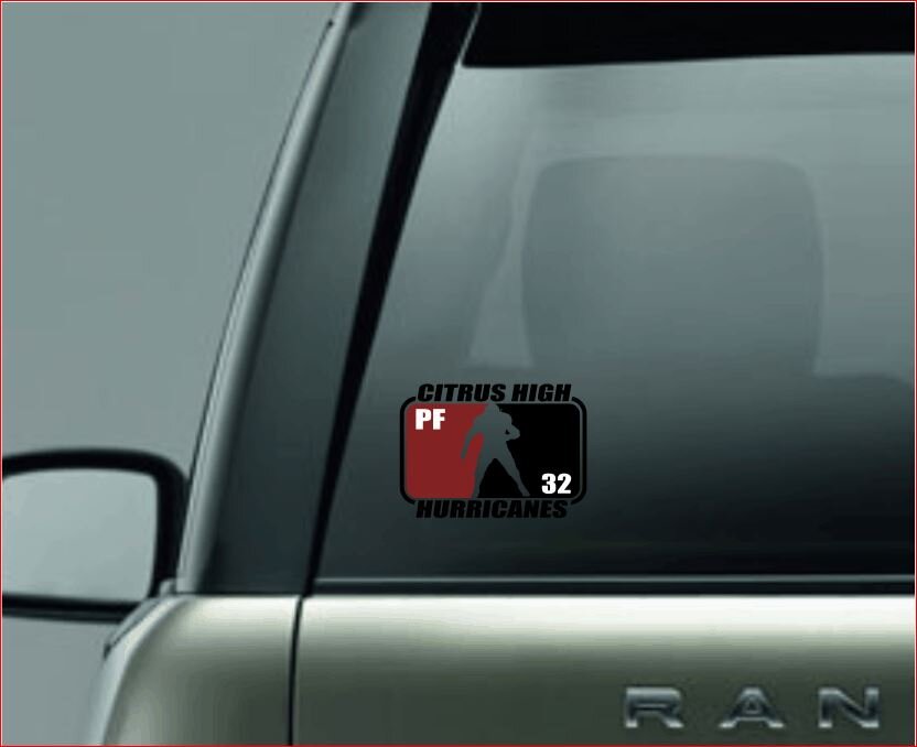 SPLIT IMAGE DECAL, Football