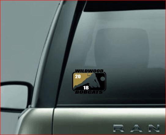 SPLIT IMAGE DECAL, Volleyball