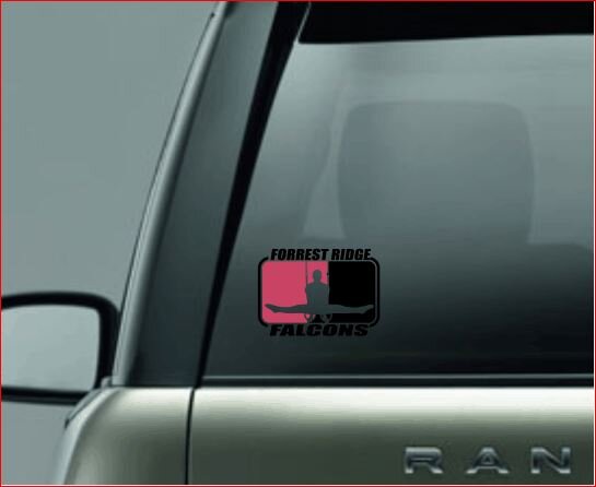 SPLIT IMAGE DECAL, Gymnastics