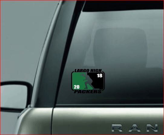 SPLIT IMAGE DECAL, Baseball