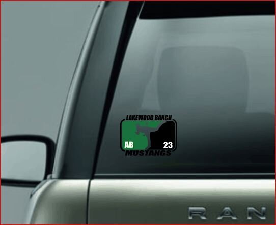 SPLIT IMAGE DECAL, Baseball