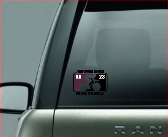 SPLIT IMAGE DECAL, Cycling