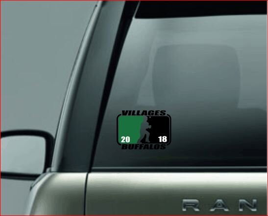 SPLIT IMAGE DECAL, Baseball Youth