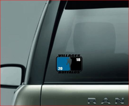 SPLIT IMAGE DECAL, Baseball