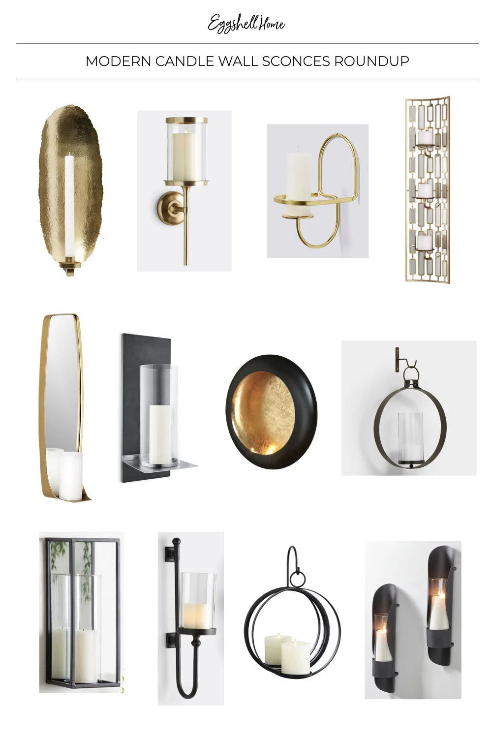 Favorite Modern Candle Wall Sconces Roundup
