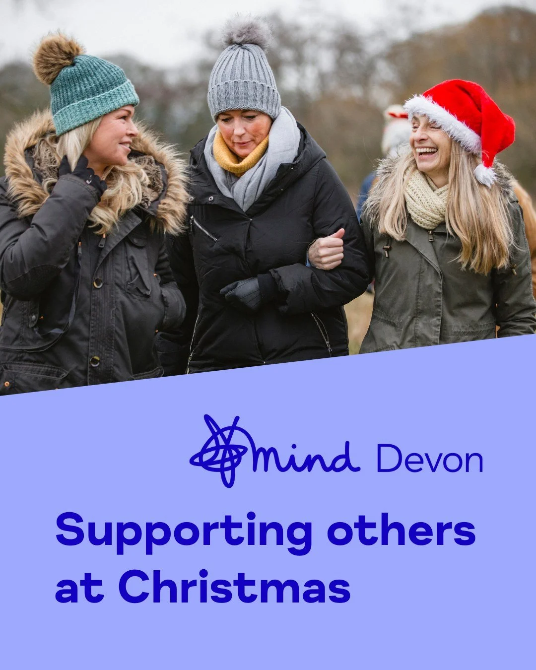 Supporting others at Christmas💙

There are lots of reasons why someone in your life might find Christmas difficult. They might worry that they're a burden, or feel like they can't participate. Or they might be experiencing mental health challenges t