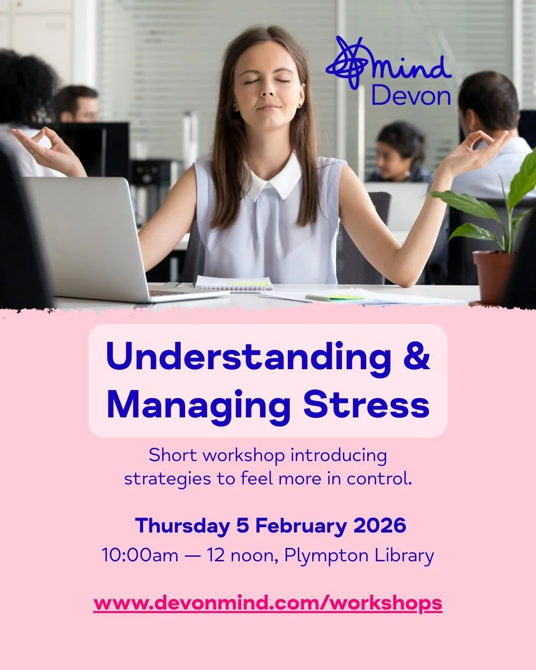 New date available for our 𝗨𝗻𝗱𝗲𝗿𝘀𝘁𝗮𝗻𝗱𝗶𝗻𝗴 &amp; 𝗠𝗮𝗻𝗮𝗴𝗶𝗻𝗴 #𝗦𝘁𝗿𝗲𝘀𝘀 #Workshop

Feeling stressed? You&rsquo;re not alone. 

Life can often feel overwhelming &mdash; work, family, money, responsibilities, and everything in betwee