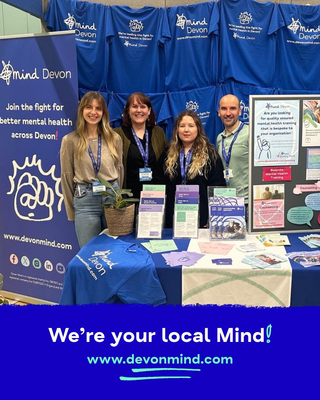 Did you know❔We&rsquo;re proud to be part of the Mind Federation, but we&rsquo;re an 𝗶𝗻𝗱𝗲𝗽𝗲𝗻𝗱𝗲𝗻𝘁 𝗹𝗼𝗰𝗮𝗹 𝗰𝗵𝗮𝗿𝗶𝘁𝘆.

💙 Every penny raised locally is spent locally, supporting mental health right here in your community. So, when yo